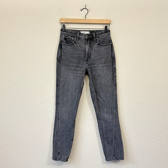 Abercrombie & Fitch Denim - Abercrombie & Fitch Gray The Skinny High Rise Jeans